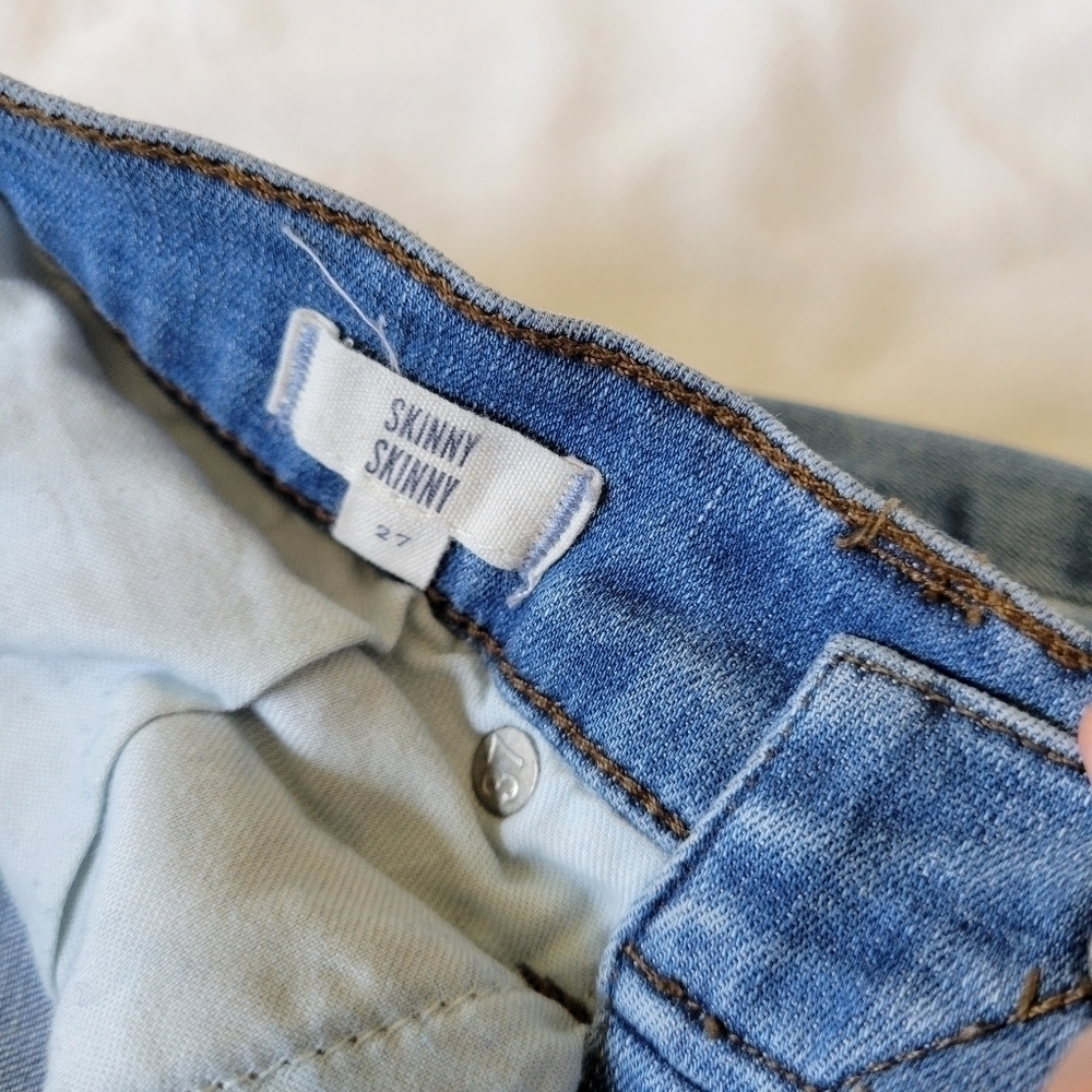 Madewell skinny skinny light wash jeans 27 - Picture 6 of 13